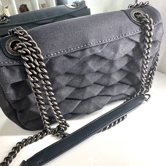 Chanel Blue Denim CC Flap Bag - Picture 3 of 7